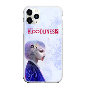 Чехол для iPhone 11 Pro Max матовый с принтом Bloodlines 2 , Силикон |  | bloodlines 2 | vampire | vampire the masquerade | vampire the masquerade bloodlines 2 | vampire: the masquerade – bloodlines 2