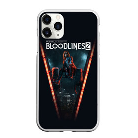 Чехол для iPhone 11 Pro Max матовый с принтом Bloodlines 2 , Силикон |  | bloodlines 2 | vampire | vampire the masquerade | vampire the masquerade bloodlines 2 | vampire: the masquerade – bloodlines 2