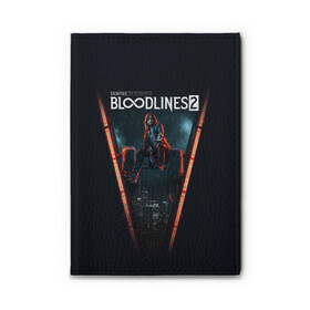 Обложка для автодокументов с принтом Bloodlines 2 , натуральная кожа |  размер 19,9*13 см; внутри 4 больших “конверта” для документов и один маленький отдел — туда идеально встанут права | bloodlines 2 | vampire | vampire the masquerade | vampire the masquerade bloodlines 2 | vampire: the masquerade – bloodlines 2