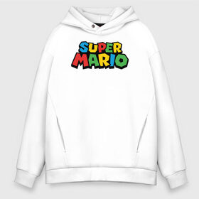 Мужское худи Oversize хлопок с принтом super mario , френч-терри — 70% хлопок, 30% полиэстер. Мягкий теплый начес внутри —100% хлопок | боковые карманы, эластичные манжеты и нижняя кромка, капюшон на магнитной кнопке | Тематика изображения на принте: mario | old school | retro game | video game | видео игры | ретро игры