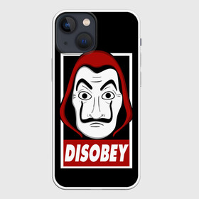 Чехол для iPhone 13 mini с принтом Бумажный Дом ,  |  | casa | de | disobey | la | mask | netflix | papel | бумажный | деньги | дом | маска | маски | сериал