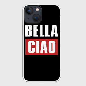 Чехол для iPhone 13 mini с принтом Бумажный Дом ,  |  | bella | casa | ciao | de | la | mask | netflix | papel | бумажный | деньги | дом | маска | маски | сериал