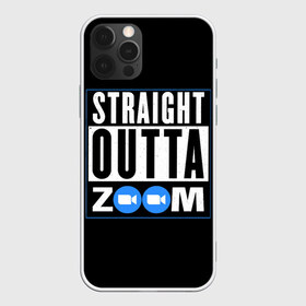 Чехол для iPhone 12 Pro Max с принтом ZOOM , Силикон |  | Тематика изображения на принте: skype | video | zoom | видео | дома | интернет | обучение | приложение | сиди | скайп | университет | школа