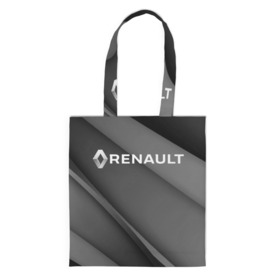 Шоппер 3D с принтом RENAULT. , 100% полиэстер | Плотность: 200 г/м2; Размер: 34×35 см; Высота лямок: 30 см | abstract | auto | brand | car | geometry | renault | sport | texture | абстракция | авто | автомобильные | бренд | геометрия | классика | машины | модные | ренаулт | спорт | стиль | текстура