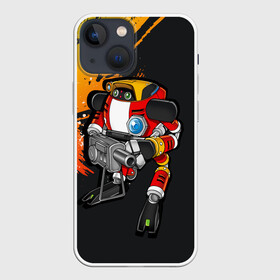 Чехол для iPhone 13 mini с принтом Sonic. E 102 Гамма ,  |  | adventure | e 102 гамма | sonic battle | звуковой ежик | робот | супер ёж