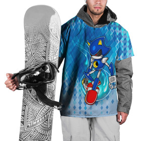 Накидка на куртку 3D с принтом Metal Sonic , 100% полиэстер |  | metal sonic | видеоигры | поколения ежик соник | робот | супер ёж