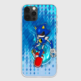 Чехол для iPhone 12 Pro Max с принтом Metal Sonic , Силикон |  | Тематика изображения на принте: metal sonic | видеоигры | поколения ежик соник | робот | супер ёж