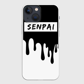 Чехол для iPhone 13 mini с принтом SENPAI ,  |  | kanojo | notice me | senpai | аниме | девушка | кохай | манга | сёдзё | семпай | сенпай