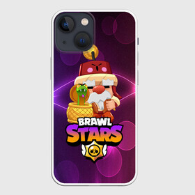 Чехол для iPhone 13 mini с принтом BRAWL STARS GALE ,  |  | bibi | brawl stars | coach mike | crow | gale | leon | leon shark | max | mecha crow | mortis | mr.p | nani | phoenix | sally leon | sandy | spike | sprout | tara | virus 8 bit | werewolf | ворон | оборотень