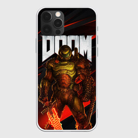 Чехол для iPhone 12 Pro Max с принтом DOOM ETERNAL , Силикон |  | Тематика изображения на принте: demons | devil | doom | doom eternal | doom guy | doom slayer | hell | iddqd | slayer | ад | демоны | дум | палач рока