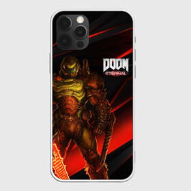 Чехол для iPhone 12 Pro Max с принтом DOOM ETERNAL , Силикон |  | Тематика изображения на принте: demons | devil | doom | doom eternal | doom guy | doom slayer | hell | iddqd | slayer | ад | демоны | дум | палач рока