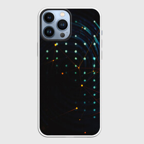 Чехол для iPhone 13 Pro Max с принтом DIGITAL GEOMETRY ,  |  | abstract | abstraction | color | fractal | geometry | paitnt | polygon | polygonal | psy | абстракция | геометрия | краски | неоновые | полигоны | психоделика | фрактал