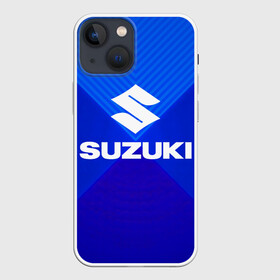 Чехол для iPhone 13 mini с принтом SUZUKI. ,  |  | abstract | auto | brand | car | geometry | sport | suzuki | texture | абстракция | авто | автомобильные | бренд | геометрия | классика | машины | модные | спорт | стиль | сузуки | текстура