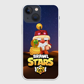 Чехол для iPhone 13 mini с принтом GALE MERCHANT ,  |  | Тематика изображения на принте: brawl | brawl stars | brawl stars gale | gale merchant | gale merchant brawl stars | merchant | бравл старс | бравл старс гэйл | гэйл | мобильные игры