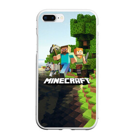 Чехол для iPhone 7Plus/8 Plus матовый с принтом Minecraft , Силикон | Область печати: задняя сторона чехла, без боковых панелей | Тематика изображения на принте: craft | game | mine | minecraft | minecraftmemories | pixel | tnt | twitter | блок | динамит | игра | красный блок | майнкрафт | маркус перссон | пиксель | ремесло | тротил | шахта