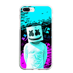 Чехол для iPhone 7Plus/8 Plus матовый с принтом Fortnite Marshmello , Силикон | Область печати: задняя сторона чехла, без боковых панелей | Тематика изображения на принте: archetype | fortnite | fortnite x | game | ikonik | marshmello | raven | архетип | ворон | игра | иконик | маршмелло | фортнайт