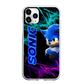 Чехол для iPhone 11 Pro Max матовый с принтом соник , Силикон |  | game | sega | sonic the hedgehog | sonik | игра | комиксы | мультфильм | соник