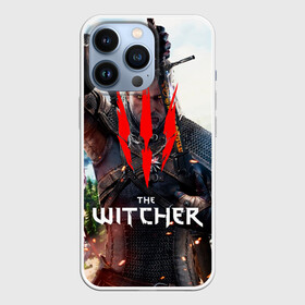 Чехол для iPhone 13 Pro с принтом The Witcher. ,  |  | netflix | the witcher | американский сериал | ве витчер | ведьмак | геральт | игра | кино | нетфликс | популярные иллюстрации | сериал | сериалы | фильмы | фэнтези