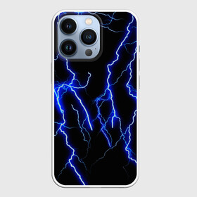Чехол для iPhone 13 Pro с принтом МОЛНИИ ,  |  | color | colour | electricity | glim | glow | light | lights | neon | power | shine | молния | напряжение | неоновый | разряд | стихия | ток | удар | электричество