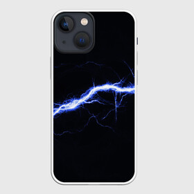 Чехол для iPhone 13 mini с принтом СТИХИЯ ,  |  | color | colour | electricity | glim | glow | light | lights | neon | power | shine | молния | напряжение | неоновый | разряд | стихия | ток | удар | электричество