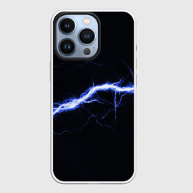 Чехол для iPhone 13 Pro с принтом СТИХИЯ ,  |  | color | colour | electricity | glim | glow | light | lights | neon | power | shine | молния | напряжение | неоновый | разряд | стихия | ток | удар | электричество