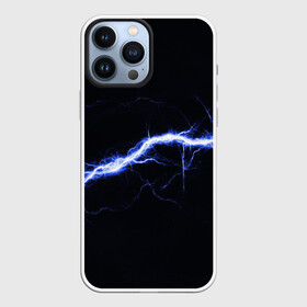 Чехол для iPhone 13 Pro Max с принтом СТИХИЯ ,  |  | color | colour | electricity | glim | glow | light | lights | neon | power | shine | молния | напряжение | неоновый | разряд | стихия | ток | удар | электричество