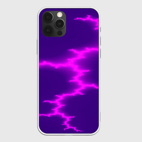 Чехол для iPhone 12 Pro Max с принтом electricity , Силикон |  | color | colour | electricity | glim | glow | light | lights | neon | power | shine | молния | напряжение | неоновый | разряд | стихия | ток | удар | электричество