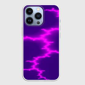 Чехол для iPhone 13 Pro с принтом electricity ,  |  | color | colour | electricity | glim | glow | light | lights | neon | power | shine | молния | напряжение | неоновый | разряд | стихия | ток | удар | электричество