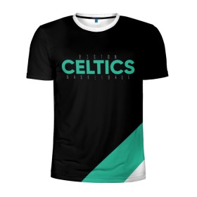 Мужская футболка 3D спортивная с принтом BOSTON CELTICS , 100% полиэстер с улучшенными характеристиками | приталенный силуэт, круглая горловина, широкие плечи, сужается к линии бедра | boston | boston seltics | irving | kyrie irving | бостон | бостон селтикс | ирвинг | кайри ирвинг | селтикс