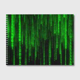 Альбом для рисования с принтом Матрица код цифры программист , 100% бумага
 | матовая бумага, плотность 200 мг. | бинарный код | веб | вирус | всемирная паутина | двоичный код | зеленый | интернет | информация | кибер | код | кодер | кодирование | матрица | наука | олдскул | по | программирование