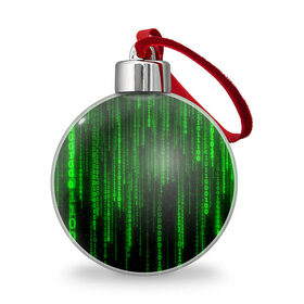 Ёлочный шар с принтом Матрица код цифры программист , Пластик | Диаметр: 77 мм | бинарный код | веб | вирус | всемирная паутина | двоичный код | зеленый | интернет | информация | кибер | код | кодер | кодирование | матрица | наука | олдскул | по | программирование