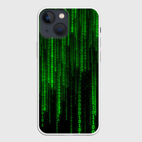 Чехол для iPhone 13 mini с принтом Матрица код цифры программист ,  |  | бинарный код | веб | вирус | всемирная паутина | двоичный код | зеленый | интернет | информация | кибер | код | кодер | кодирование | матрица | наука | олдскул | по | программирование