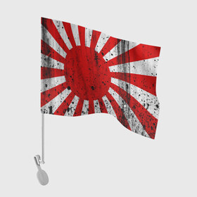 Флаг для автомобиля с принтом ЯПОНСКИЙ ФЛАГ , 100% полиэстер | Размер: 30*21 см | disquared тату | dragon | japan | samurai | восток | дракон | знак | иероглифы | китай | надписи | самураи | символ | япония