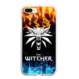 Чехол для iPhone 7Plus/8 Plus матовый с принтом The Witcher , Силикон | Область печати: задняя сторона чехла, без боковых панелей | netflix | the witcher | американский сериал | ве витчер | ведьмак | геральт | игра | кино | нетфликс | популярные иллюстрации | сериал | сериалы | фильмы | фэнтези