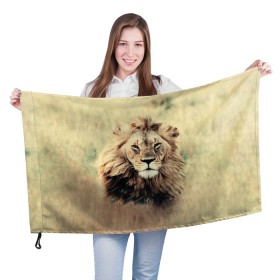 Флаг 3D с принтом Lion King , 100% полиэстер | плотность ткани — 95 г/м2, размер — 67 х 109 см. Принт наносится с одной стороны | animals | king | lion | африка | взгляд | голова | грива | дикие | животные | зверек | зверь | зодиак | клыки | король | кот | кошак | кошка | лапы | лев | лео | львенок | оскал | природа | саванна | симба | созвездие