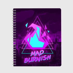 Тетрадь с принтом PROMARE MAD BURNISH , 100% бумага | 48 листов, плотность листов — 60 г/м2, плотность картонной обложки — 250 г/м2. Листы скреплены сбоку удобной пружинной спиралью. Уголки страниц и обложки скругленные. Цвет линий — светло-серый
 | anime | fdpp | fire rеscue | mad burnish | promare | аниме | гало | лио | опалённые | промар