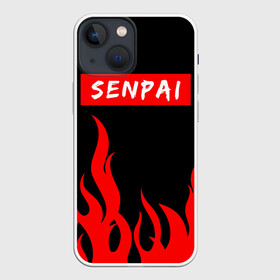 Чехол для iPhone 13 mini с принтом SENPAI ,  |  | kanojo | notice me | senpai | аниме | девушка | кохай | манга | сёдзё | семпай | сенпай