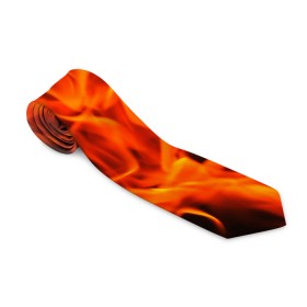 Галстук 3D с принтом ОГОНЬ , 100% полиэстер | Длина 148 см; Плотность 150-180 г/м2 | fire | в огне | взрыв | огненный | огонь | пожар | текстура