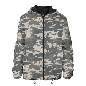 Мужская куртка 3D с принтом Цифровой камуфляж , ткань верха — 100% полиэстер, подклад — флис | прямой крой, подол и капюшон оформлены резинкой с фиксаторами, два кармана без застежек по бокам, один большой потайной карман на груди. Карман на груди застегивается на липучку | camo | camouflage | digital | military | pixel | армия | битва | военный | война | войска | войсковой | городской | для пустыни | камуфляж | милитари | нато | натовский | пиксели | пиксельный | пустынный | страйкболл