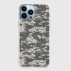 Чехол для iPhone 13 Pro Max с принтом Цифровой камуфляж ,  |  | Тематика изображения на принте: camo | camouflage | digital | military | pixel | армия | битва | военный | война | войска | войсковой | городской | для пустыни | камуфляж | милитари | нато | натовский | пиксели | пиксельный | пустынный | страйкболл