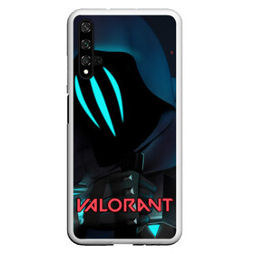 Чехол для Honor 20 с принтом VALORANT OMEN , Силикон | Область печати: задняя сторона чехла, без боковых панелей | Тематика изображения на принте: omen | riot games | valorant | валорант | детская | детям | игра | компьютерная игра | омен | омэн | персонаж | стрельба | стрелялка | шутер