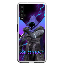 Чехол для Honor 20 с принтом VALORANT OMEN , Силикон | Область печати: задняя сторона чехла, без боковых панелей | Тематика изображения на принте: omen | riot games | valorant | валорант | детская | детям | игра | компьютерная игра | омен | омэн | персонаж | стрельба | стрелялка | шутер