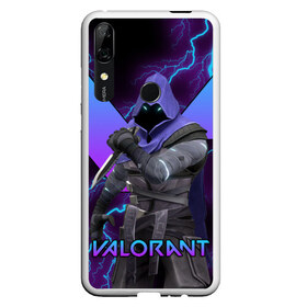 Чехол для Honor P Smart Z с принтом VALORANT OMEN , Силикон | Область печати: задняя сторона чехла, без боковых панелей | Тематика изображения на принте: omen | riot games | valorant | валорант | детская | детям | игра | компьютерная игра | омен | омэн | персонаж | стрельба | стрелялка | шутер