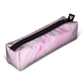 Пенал 3D с принтом розовые разводы краска зефир , 100% полиэстер | плотная ткань, застежка на молнии | абстракция | зефир | краска. разводы | нежный | повседневный | простой | светлый
