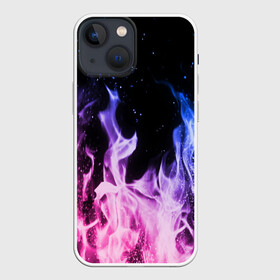 Чехол для iPhone 13 mini с принтом НЕОНОВЫЙ ОГОНЬ ,  |  | bright | fire | flame | heat | light | wildfire | искры | огненный | огонь | пламя | пожар