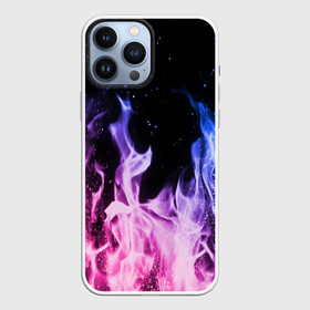 Чехол для iPhone 13 Pro Max с принтом НЕОНОВЫЙ ОГОНЬ ,  |  | bright | fire | flame | heat | light | wildfire | искры | огненный | огонь | пламя | пожар