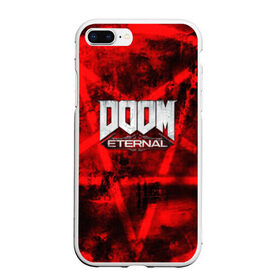 Чехол для iPhone 7Plus/8 Plus матовый с принтом Doom Eternal , Силикон | Область печати: задняя сторона чехла, без боковых панелей | bethesda softworks | doom eternal | doomguy | id software | демоны | дум этернал | марс | палач рока | этернал