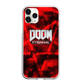 Чехол для iPhone 11 Pro матовый с принтом Doom Eternal , Силикон |  | bethesda softworks | doom eternal | doomguy | id software | демоны | дум этернал | марс | палач рока | этернал