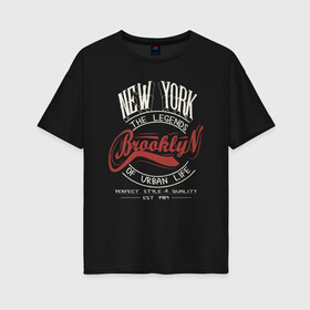 Женская футболка хлопок Oversize с принтом Городские легенды Нью-Йорка , 100% хлопок | свободный крой, круглый ворот, спущенный рукав, длина до линии бедер
 | bronx | brooklyn | city | manhattan | new york | queens | retro | staten island | usa | vintage | бронкс | бруклин | винтаж | джерси | квинс | легенды | мантэттен | манхеттен | манхэттэн | нью джерси | нью йорк | остров | ретро | стейтен айленд |