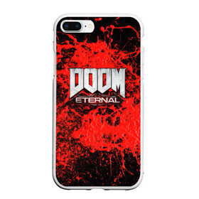 Чехол для iPhone 7Plus/8 Plus матовый с принтом Doom Eternal , Силикон | Область печати: задняя сторона чехла, без боковых панелей | bethesda softworks | doom eternal | doomguy | id software | демоны | дум этернал | марс | палач рока | этернал